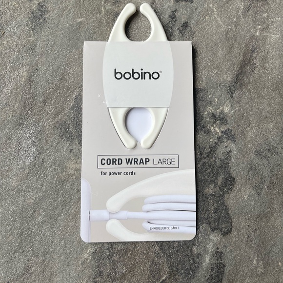 Bobino Cord Wrap - Stylish Cable and Wire Management/Organizer (Large, Cream) - Picture 3 of 6
